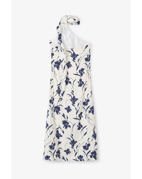 Marineblauwe jurk Halter Orquidea