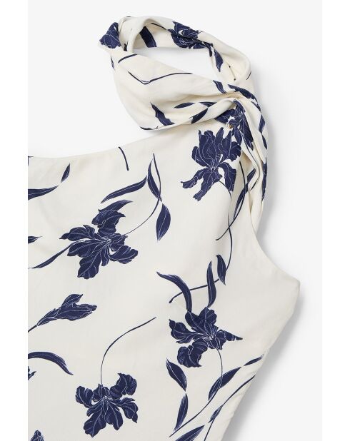 Marineblauwe jurk Halter Orquidea