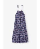 Vestido Escal Celosia de algodón azul