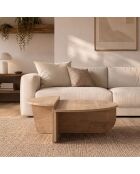 Lot de 2 tables basses Orion décor bois - L.90 cm