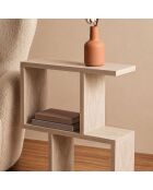 Bout de canapé Zet beige - L.45 cm