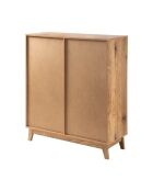 Hohes Sideboard Alia, 2 Türen, 2 Schubladen mit Rattanfronten, H.120 cm