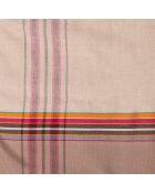 Taupefarbener Kikoy-Sarong aus Baumwolle von Lamu - 165x100 cm