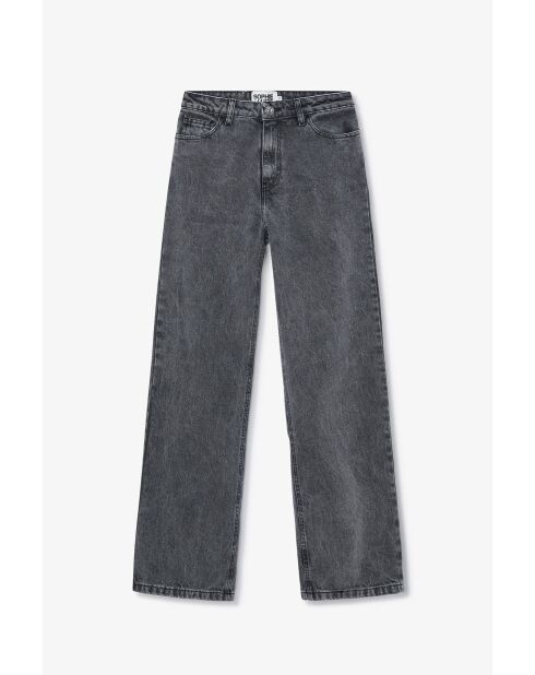 Jeans Monkey Bleach in cotone grigio