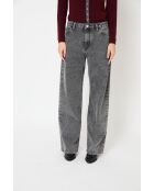 Jeans Monkey Bleach in cotone grigio