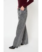 Jeans Monkey Bleach in cotone grigio