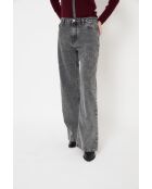 Jeans Monkey Bleach in cotone grigio