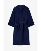 Tokyo Superlana marineblauer Wollmantel