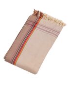 Telo mare Lamu taupe kikoy - 165x95 cm