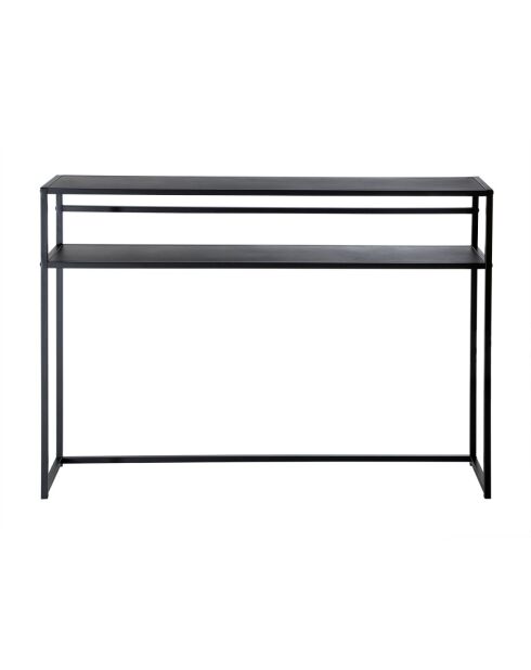 Console Olli en métal noir - L.112 cm