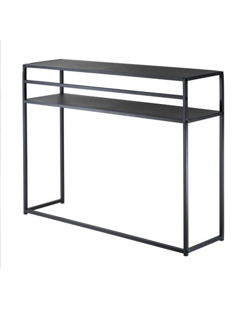 Console Olli en métal noir - L.112 cm