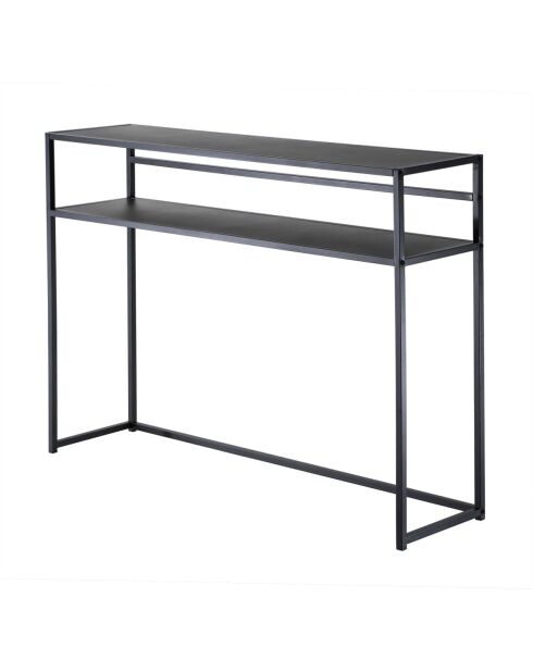 Console Olli en métal noir - L.112 cm