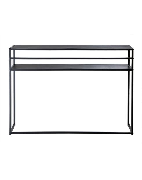 Console Olli en métal noir - L.112 cm