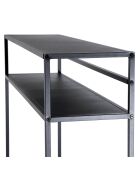 Konsole Olli aus schwarzem Metall - L.112 cm
