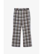 Sesenta Tartan braune Hose