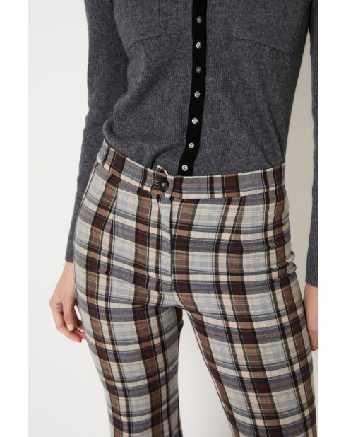 Pantaloni marroni Sesenta Tartan