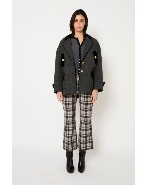 Pantaloni marroni Sesenta Tartan