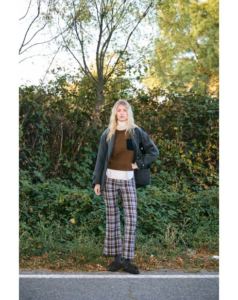 Pantaloni marroni Sesenta Tartan