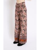 Pantaloni Bruno Greca in cotone cammello