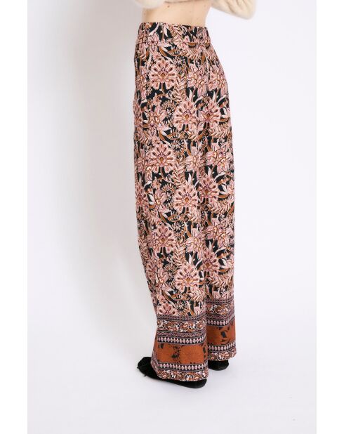Pantaloni Bruno Greca in cotone cammello