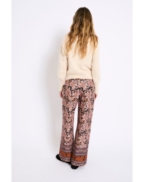Pantaloni Bruno Greca in cotone cammello