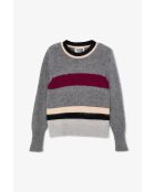 Grauer Wollpullover Nagoya Punto