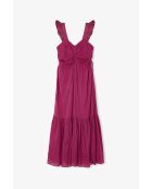 Isi Plum Voile Baumwollkleid