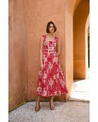 Rotes Baumwollkleid Corse Palmas