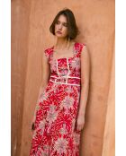 Rotes Baumwollkleid Corse Palmas