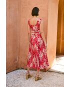 Rotes Baumwollkleid Corse Palmas