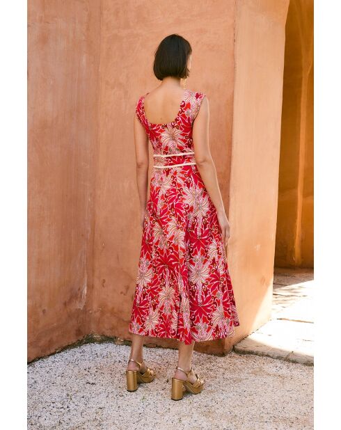 Rotes Baumwollkleid Corse Palmas