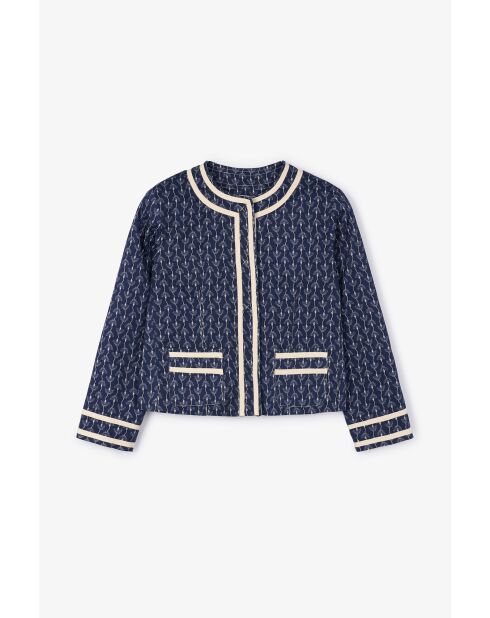 Giacca Lorence Florinda in cotone blu