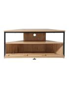 Jaya 1-türiger Eck-TV-Ständer mit Rattanrohr, L.100 cm