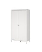 Barcelona Kleiderschrank 2 Türen weiß - H.199 cm