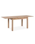 Table à manger Longford extensible décor chêne sonoma - L.120 à 200 cm