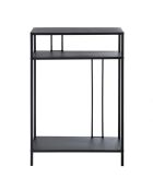 Console Olli haute en métal noir - H.90 cm