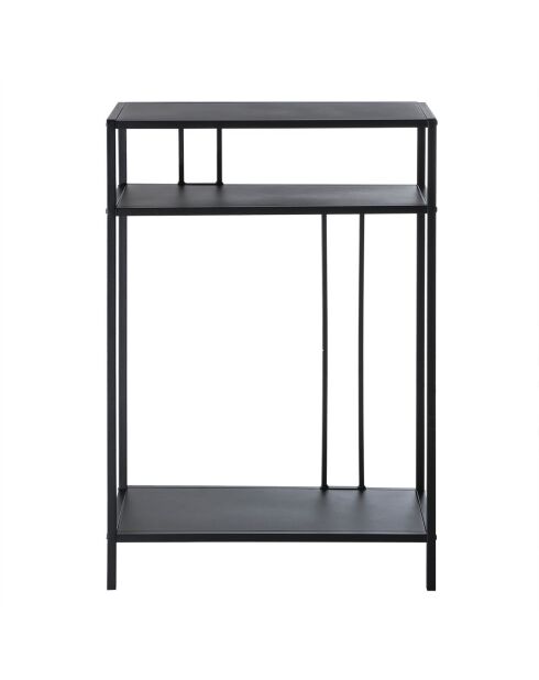 Console Olli haute en métal noir - H.90 cm