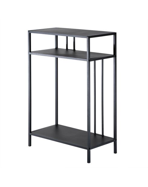 Console Olli haute en métal noir - H.90 cm