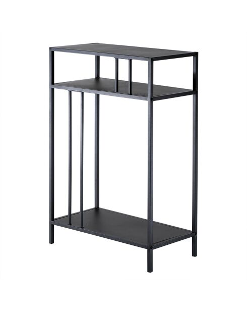 Console Olli haute en métal noir - H.90 cm