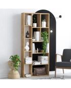 Demios Bücherregal mit 12-Zoll-Saphir-Eichendekor - H.170 cm