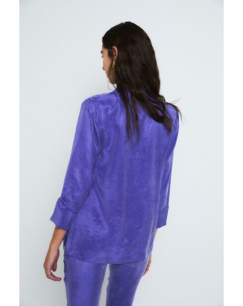 Lila Icon Cupro Jacke