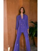 Lila Icon Cupro Jacke
