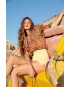Shorts in cotone giallo Corse Canbas