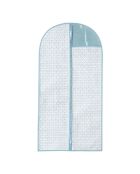 Set de 2 fundas para ropa blanca y azul - H.120 cm