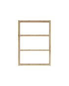 Emma wandplank 3 planken licht houten decor - H.60 cm