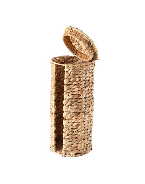 Rangement Maya rouleaux papier toilette en jacinthe d'eau - H.41 cm