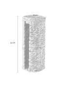 Rangement Maya rouleaux papier toilette en jacinthe d'eau - H.41 cm