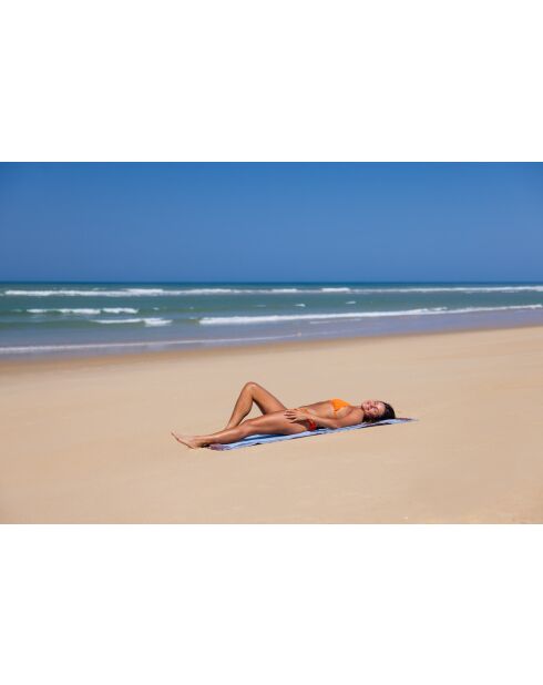 Asciugamano da spiaggia Watamu kikoy color cioccolato - 165x95 cm