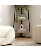 Étagère d'angle Lexie 5 étages décor bois - H.180 cm