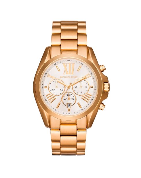 Montre Bradshaw MK6266 chronographe en acier dorée